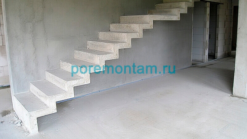 бетонные лестницы на второй этаж