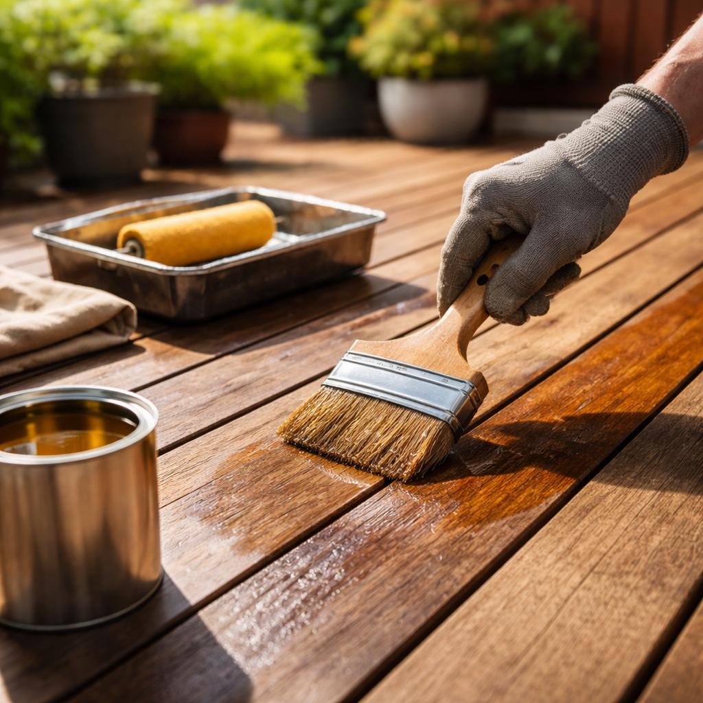 Чем покрыть пол на открытой террасе, чтобы он не разрушался от воды и солнца