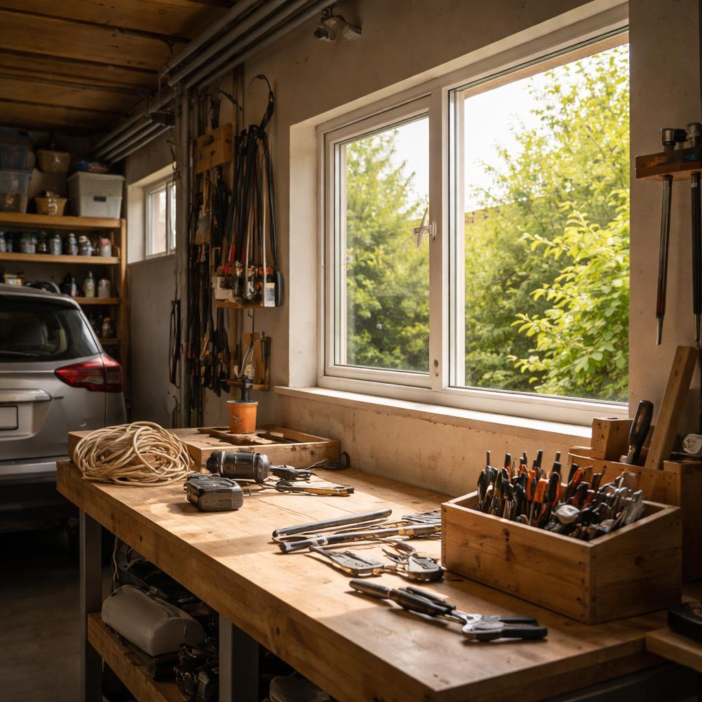 Окно в гараже: назначение, влияние на пространство и практические ограничения
