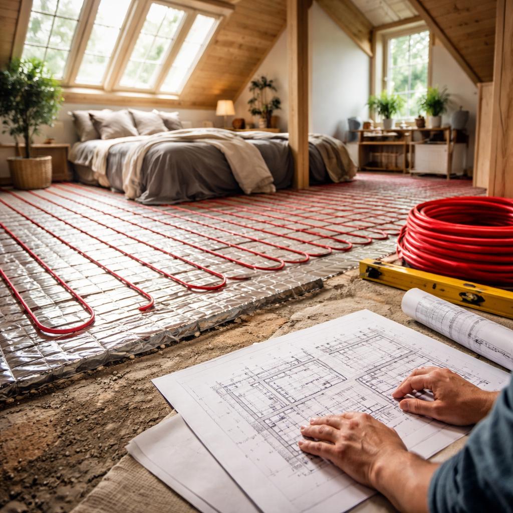 Тёплый пол на втором этаже: какие ограничения возникают и в каких случаях решение оправдано
