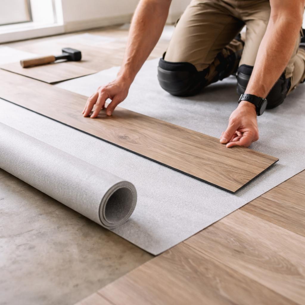 Укладка кварцвиниловой плитки на подложку: как выбрать лучший метод и избежать ошибок